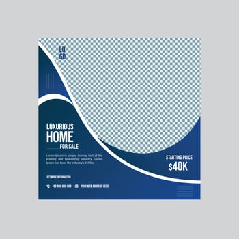 Social Media and social media Post or Square Banner Template design vector
