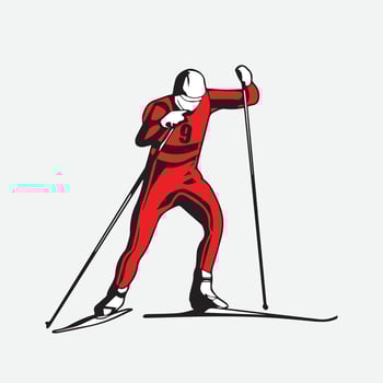 Person riding snowboard. Snowboarder in action vector illustration. Extreme winter sports. Snowboarding emblem. Sport club logo. Snowboarding equipment.