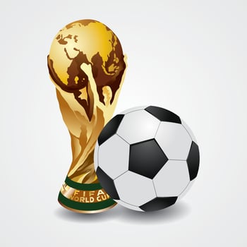 A vector of Fifa World Cup Trophy