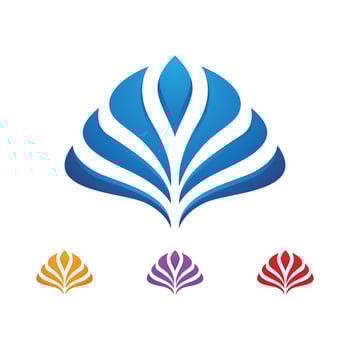 Logos of green Tree leaf ecology vector