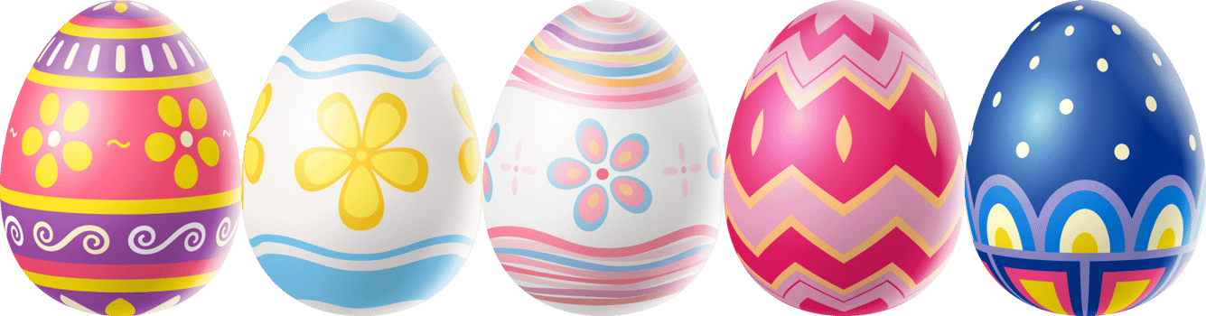 Happy Easter Day colorful egg png