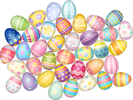 Happy Easter Day colorful egg png