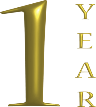 3d anniversary text png