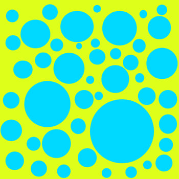 Petern with circles background vector