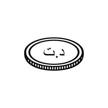 Tunisia Currency Icon Symbol, Tunisian Dinar, TND Sign. Vector Illustration