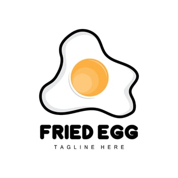 Egg Logo, Egg Farm Design, Chicken Logo, Asian Food Vector