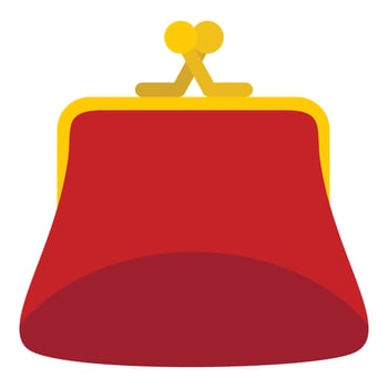 Women wallet icon, flat style vector