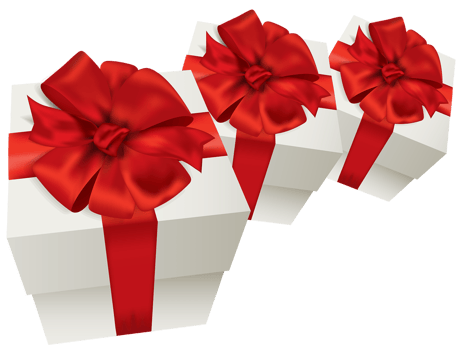 White Gift Boxes png