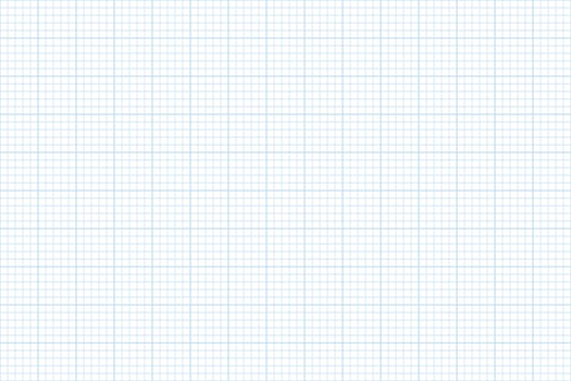 Millimeter graph paper grid seamless pattern. Abstract geometric squared background. Line blueprint pattern for school, technical engineering scale measurement. Vector illustration on white background