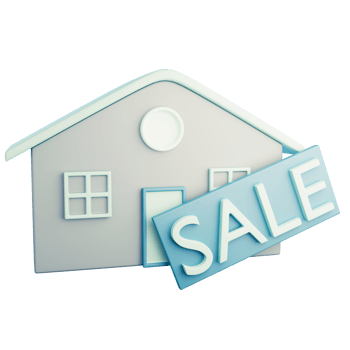 Sale color icon with 3D illustration png
