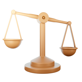 Balance color icon 3D illustration png