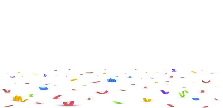 Confetti background. Falling confetti, birthday vector illustration