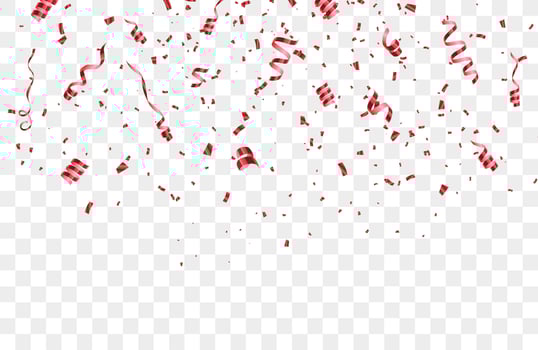 Colorful bright confetti background. Confetti burst. Festive vector illustration