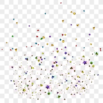 Colorful bright confetti background. Confetti burst. Festive vector illustration