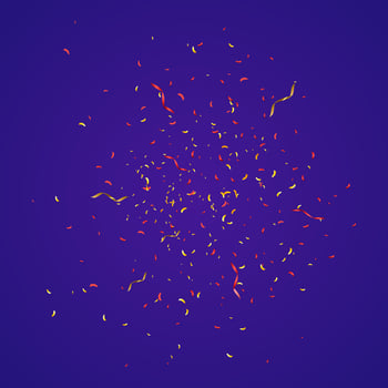 Colorful confetti isolated. Festive vector background
