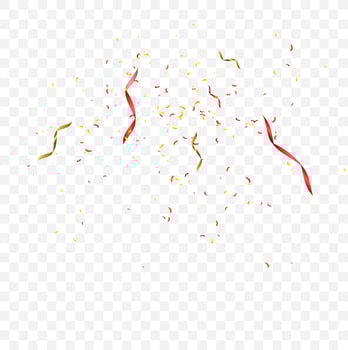 Colorful bright confetti background. Confetti burst. Festive vector illustration