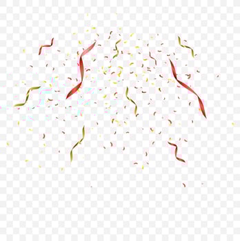 Colorful bright confetti background. Confetti burst. Festive vector illustration