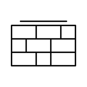 Brick wall Vector Icon