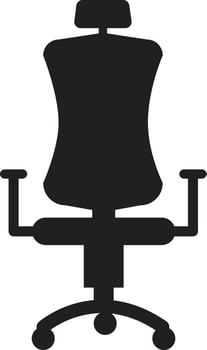 Armchair icon on white background. Chair sign. Office chair logo. flat style. vector