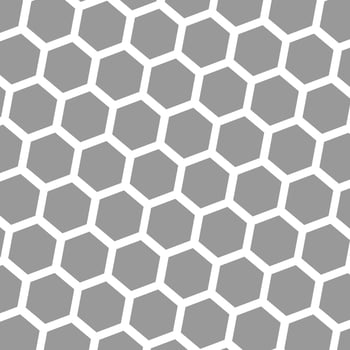 Abstract background vector design with hexagons pattern