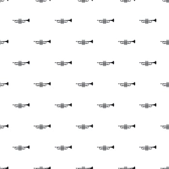 Trumpet pattern, simple style vector