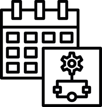 Project Line Icon vector