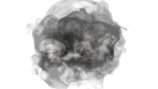 Smoke design. PNG alpha channel.