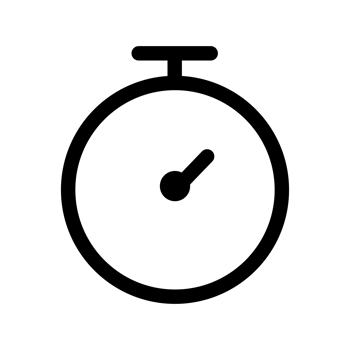 Stopwatch icon design for web interfaces and applications png
