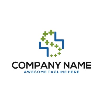 Health care symbol logo. Medical vector logo. Cross symbol, pharmacy, medicine logo. vector eps 10.