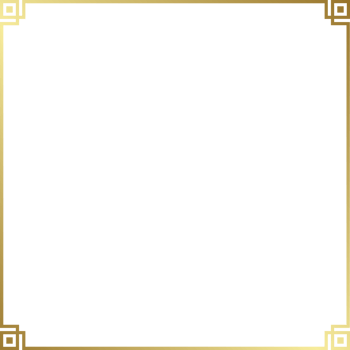 Chinese Luxury Gold Border Frame png