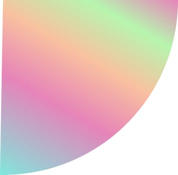 Holographic Shape Decorative Element Vector