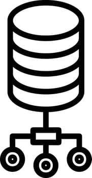 Data Line Icon vector