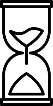 Hourglass Line Icon vector