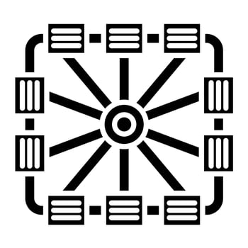 Complexity Glyph Icon vector