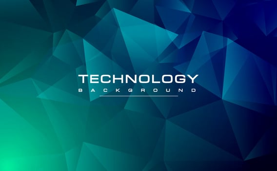 Digital technology banner blue green background concept, cyber technology light effect, abstract tech, innovation future data, internet network, Ai big data, lines dots connection, illustration vector