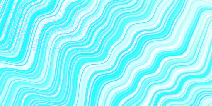 Light Blue, Green vector template with bent lines.