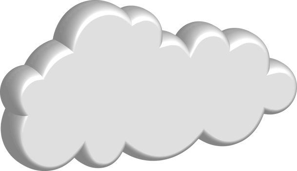 White cloud Crop-out Icon png