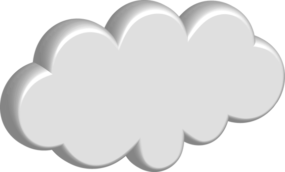 White cloud Crop-out Icon png
