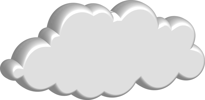 White cloud Crop-out Icon png
