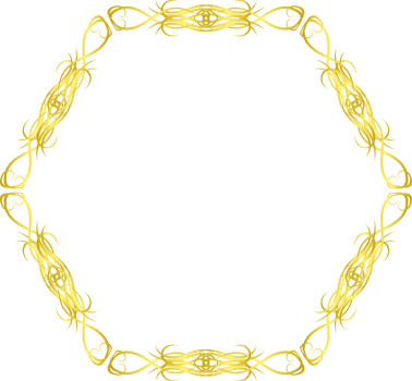 Gold Ornament Crop-out png