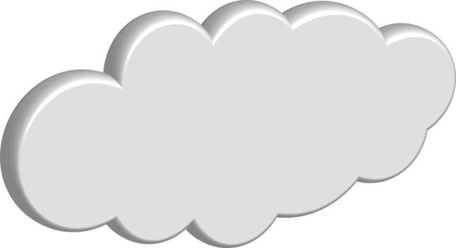 White cloud Crop-out Icon png