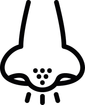 Rhinology Line Icon vector