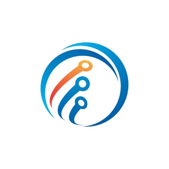 circuit logo vector