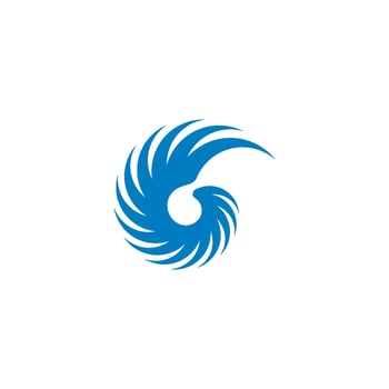 Vortex icon vector