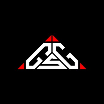 GSG letter logo creative design with vector graphic, GSG simple and modern logo.