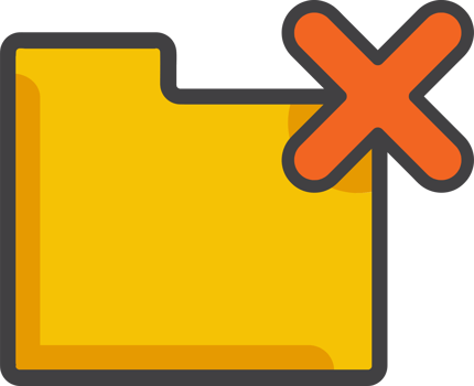 delete folder icon png