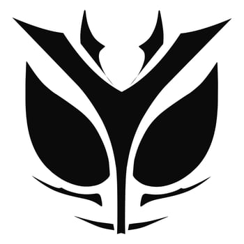 The fly face tattoo design is suitable for tattoo designs, logos, icons and others vector