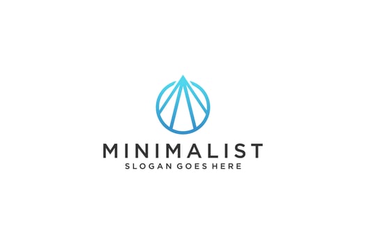 Abstract Initial Letter O Logo. Usable for Business, Technology and Branding Logos. Flat Vector Logo Design Template Element.