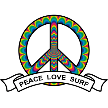 Peace Love Surf png