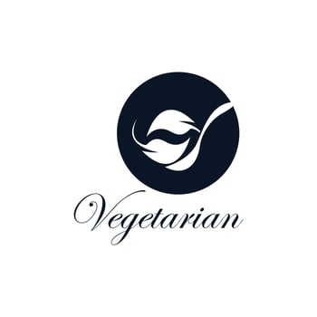 Vegetarian food vector icon